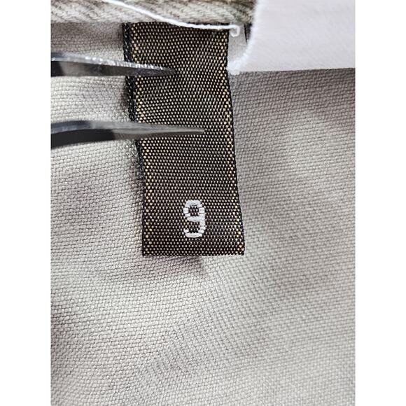 Vintage 80s Calvin Klein Khakis High Rise Button Fly Denim Jeans Size 9 Tan - Picture 10 of 15